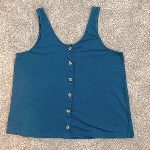 Dip ladies button up tank top. Size XL. Worn once.